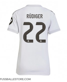 Günstige Real Madrid Antonio Rudiger #22 Heimtrikot Damen 2025-26 Kurzarm